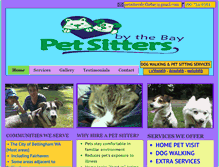 Tablet Screenshot of baypetsitters.com